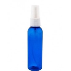 Бутылка со спреем пластиковая синяя 100мл тара баночка